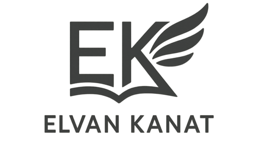 Elvan Kanat Türkçe öğretmeni logosu – okuma yazma, dil bilgisi ve sınav hazırlık eğitimini temsil eden profesyonel eğitim logosu
